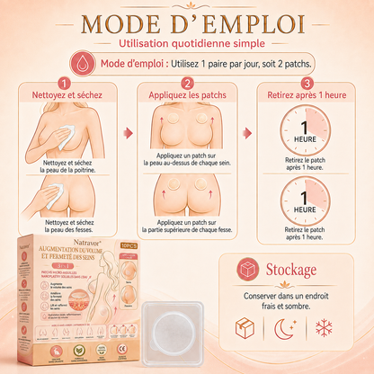✅𝐍𝐚𝐭𝐫𝐚𝐯𝐨𝐫® Patch Nano-Microaiguilles Avancé pour le Remodelage et le Soin de la Poitrine 🍅