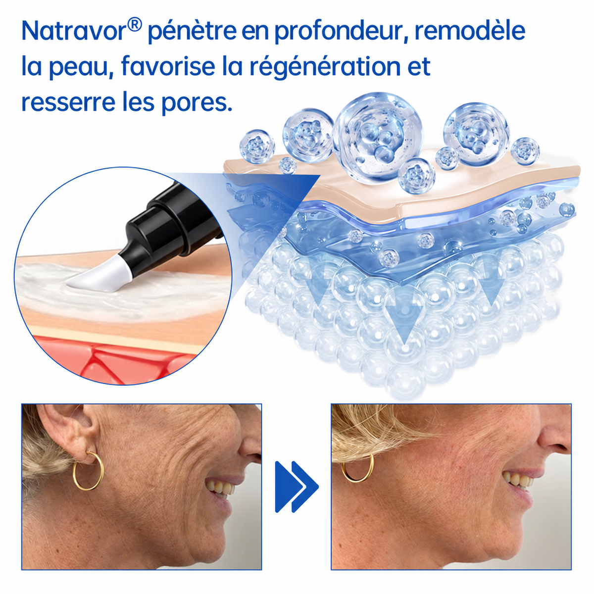 🌊🔥𝐍𝐚𝐭𝐫𝐚𝐯𝐨𝐫® PDRN Soin Anti-Rides – Crème Liftante et Raffermissante