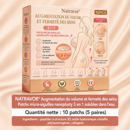 ✅𝐍𝐚𝐭𝐫𝐚𝐯𝐨𝐫® Patch Nano-Microaiguilles Avancé pour le Remodelage et le Soin de la Poitrine 🍅