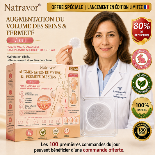 ✅𝐍𝐚𝐭𝐫𝐚𝐯𝐨𝐫® Patch Nano-Microaiguilles Avancé pour le Remodelage et le Soin de la Poitrine 🍅