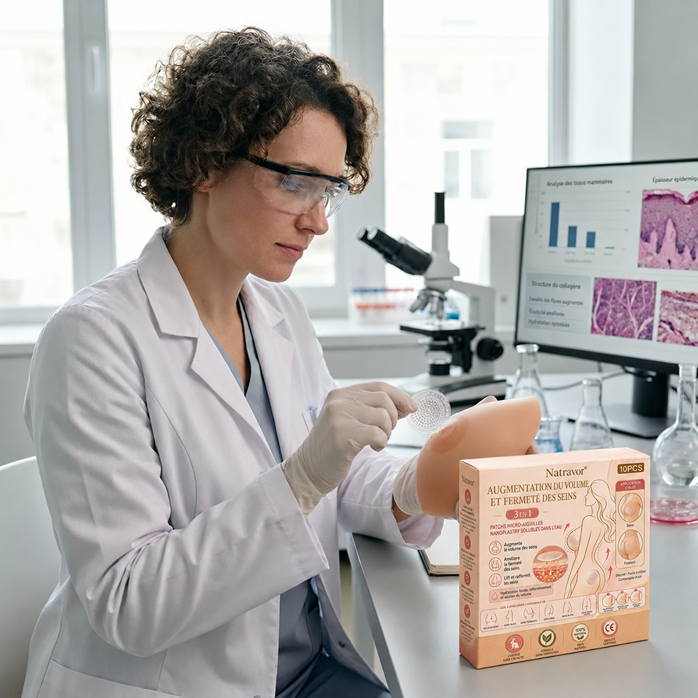 ✅𝐍𝐚𝐭𝐫𝐚𝐯𝐨𝐫® Patch Nano-Microaiguilles Avancé pour le Remodelage et le Soin de la Poitrine 🍅