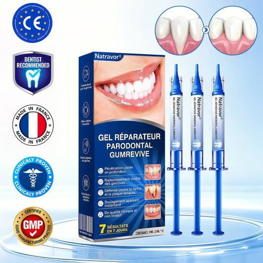 🛡️𝐍𝐚𝐭𝐫𝐚𝐯𝐨𝐫® GumRevive Gel de soin des gencives et du parodonte