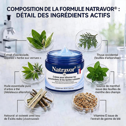 👨‍⚕️👨‍⚕️Natravor® 🪴 Crème Éliminatrice de Verrues et Taches Cutanées – 7 Jours (Formule Zéro Douleur, Zéro Cicatrice) 🪴
