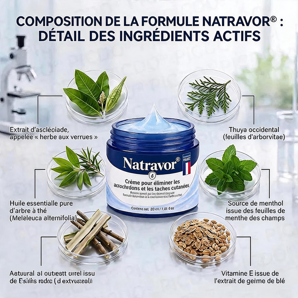 Natravor® 🪴 Crème Éliminatrice de Verrues et Taches Cutanées – 7 Jours (Formule Zéro Douleur, Zéro Cicatrice) 🪴